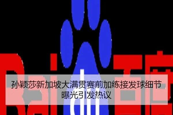 孙颖莎新加坡大满贯赛前加练接发球细节曝光引发热议