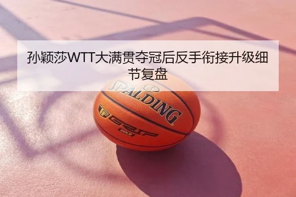 孙颖莎WTT大满贯夺冠后反手衔接升级细节复盘
